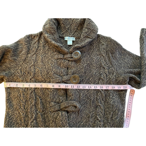 Christopher and banks knit cardigan brown- medium- - Picture 9 of 12